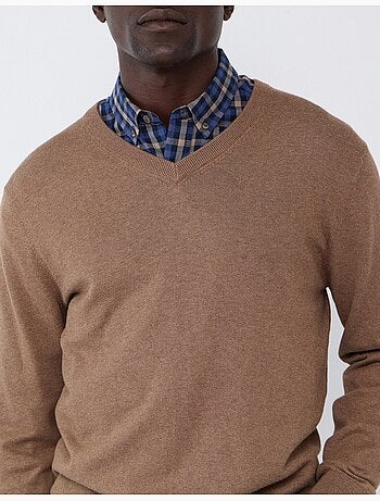 Jersey de punto con cachemir, mo fashion