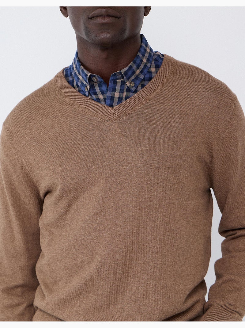 Jersey de punto con cachemir, mo fashion Beige - Kiabi