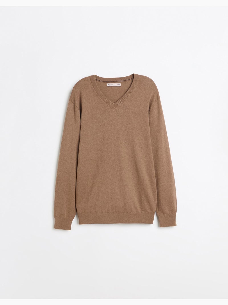 Jersey de punto con cachemir, mo fashion Beige - Kiabi