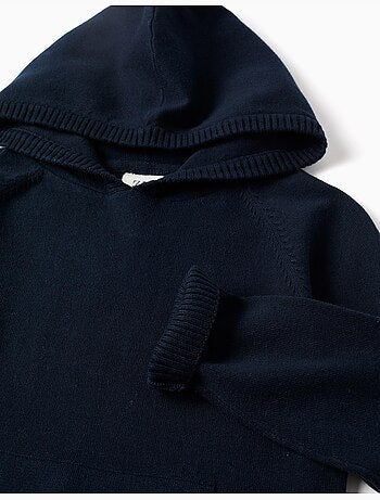 Jersey de punto con capucha B&S