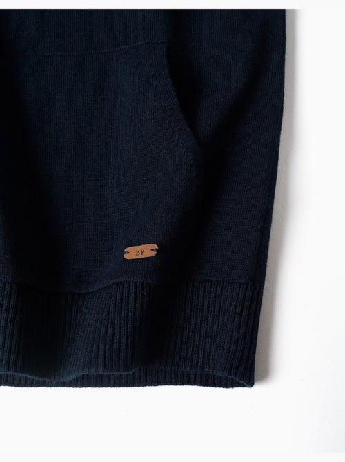 Jersey de punto con capucha B&S - Kiabi