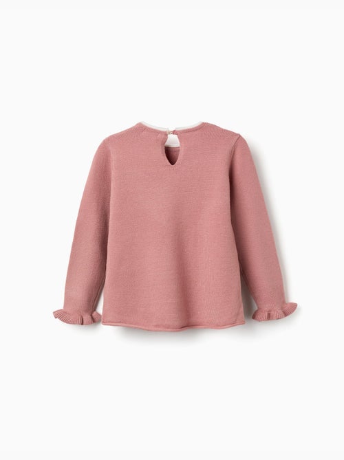 Jersey de punto con corazón jacquard - Kiabi