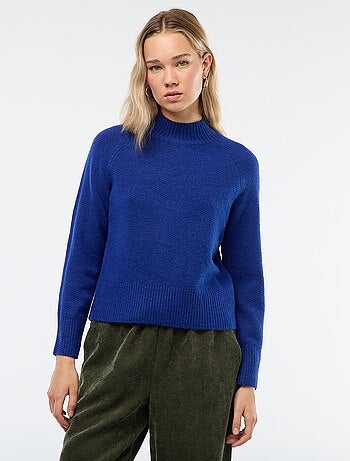 Jersey de punto con cuello alto