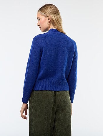 Jersey de punto con cuello alto