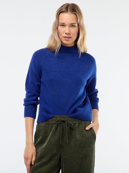 Jersey de punto con cuello alto - Kiabi