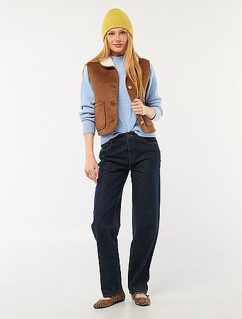 Jersey de punto con cuello alto