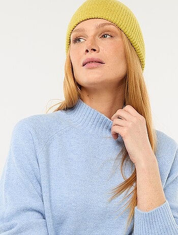 Jersey de punto con cuello alto