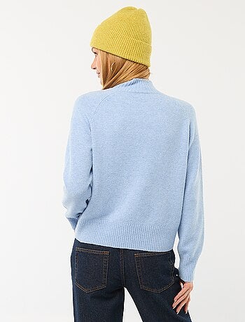 Jersey de punto con cuello alto
