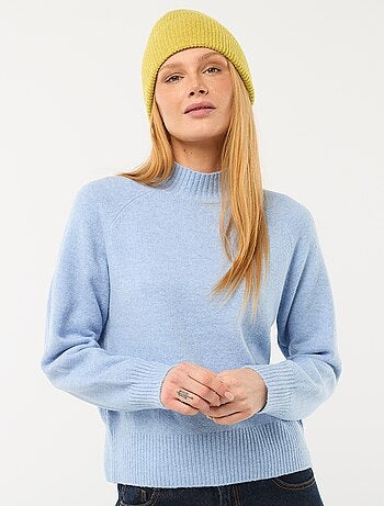 Jersey de punto con cuello alto