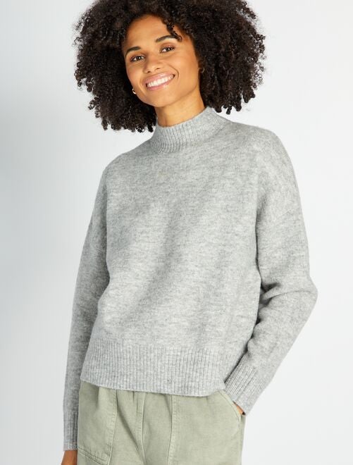 calvin klein jersey cuello alto