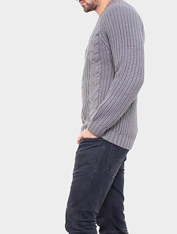 Jersey de punto con cuello alto