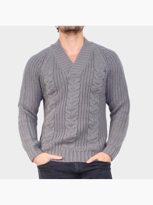 Jersey de punto con cuello alto - Kiabi