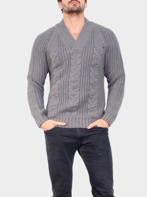 Jersey de punto con cuello alto - Kiabi