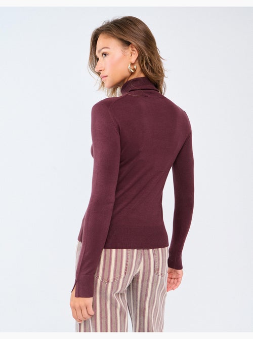 Jersey de punto con cuello alto, mo fashion - Kiabi Jersey de punto con cuello alto, mo fashion - Kiabi