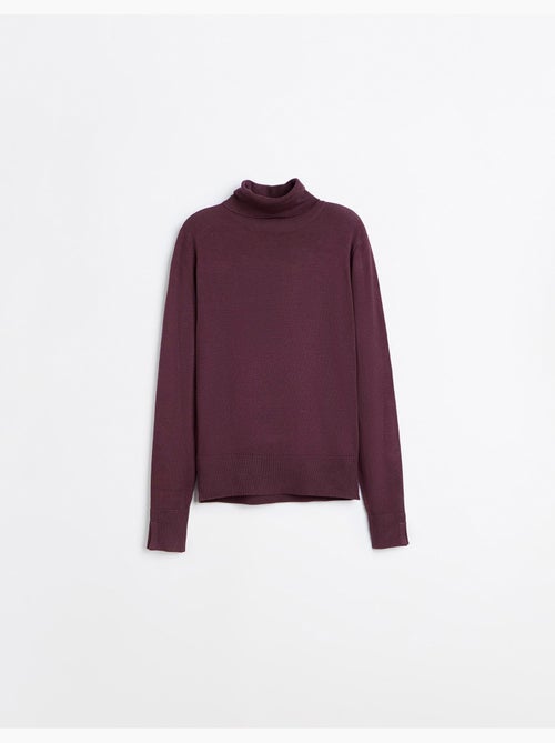 Jersey de punto con cuello alto, mo fashion - Kiabi Jersey de punto con cuello alto, mo fashion - Kiabi