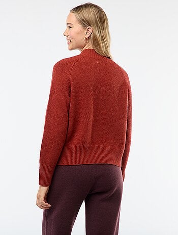 Jersey de punto con cuello alto