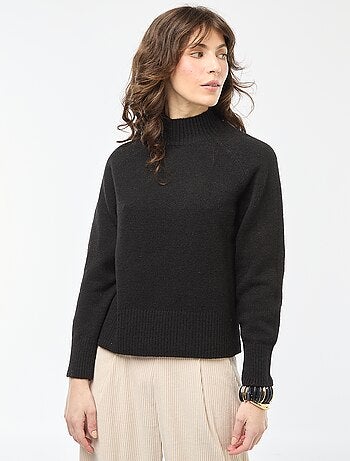 Jersey de punto con cuello alto