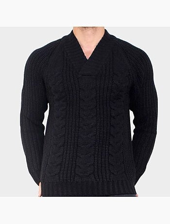 Jersey de punto con cuello alto