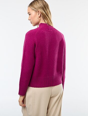 Jersey de punto con cuello alto