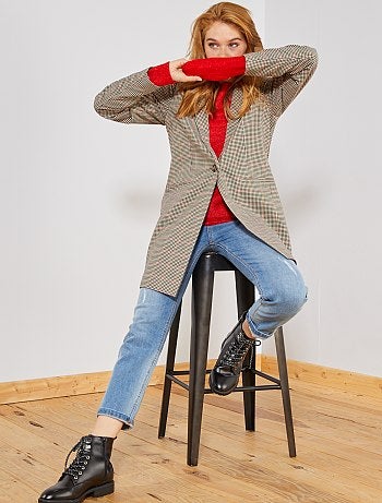 Jersey de punto con cuello barco - Kiabi