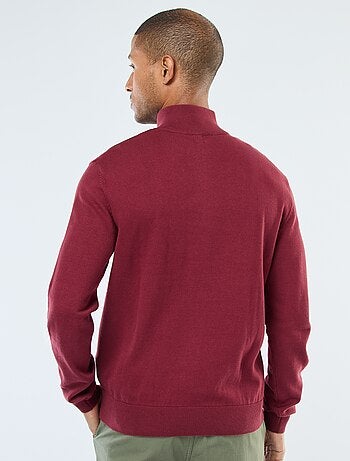 Jersey cuello chimenea de punto