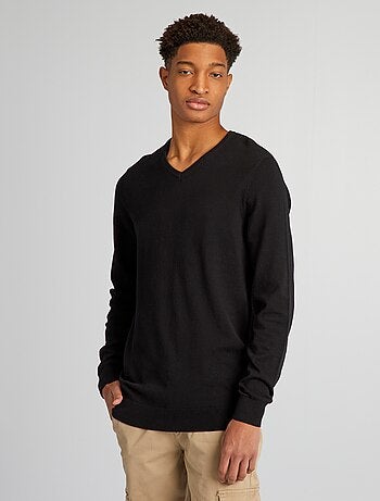 Jersey de punto con cuello de pico +1,90 m