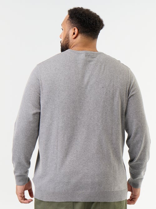 Jersey de punto con cuello de pico - Kiabi Jersey de punto con cuello de pico - Kiabi