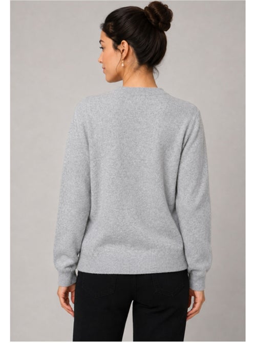Jersey de punto con cuello de pico Kebello - Kiabi Jersey de punto con cuello de pico Kebello - Kiabi