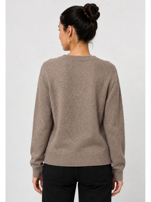 Jersey de punto con cuello de pico Kebello - Kiabi Jersey de punto con cuello de pico Kebello - Kiabi