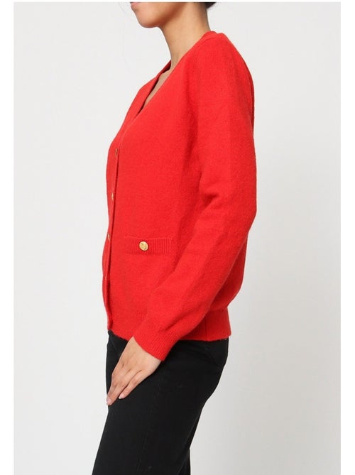 Jersey de punto con cuello de pico Kebello - Kiabi