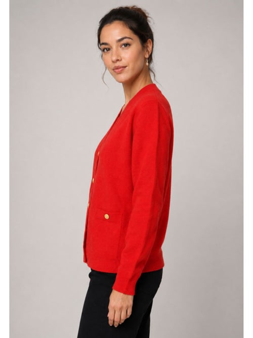 Jersey de punto con cuello de pico Kebello - Kiabi Jersey de punto con cuello de pico Kebello - Kiabi