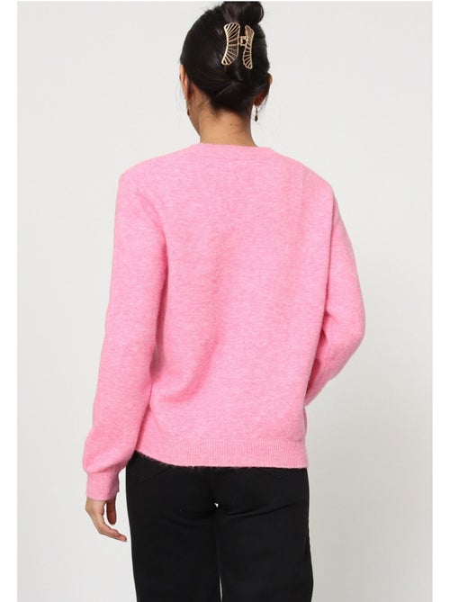 Jersey de punto con cuello de pico Kebello - Kiabi
