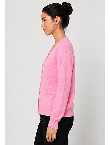 Jersey de punto con cuello de pico Kebello