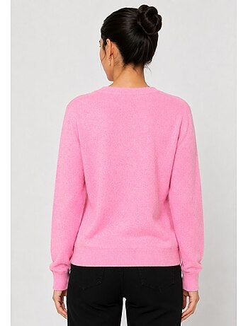 Jersey de punto con cuello de pico Kebello