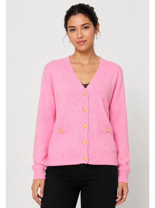 Jersey de punto con cuello de pico Kebello - Kiabi Jersey de punto con cuello de pico Kebello - Kiabi
