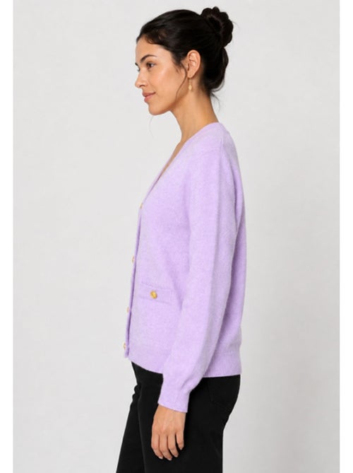 Jersey de punto con cuello de pico Kebello - Kiabi Jersey de punto con cuello de pico Kebello - Kiabi