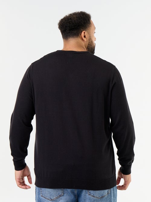 Jersey de punto con cuello de pico - Kiabi Jersey de punto con cuello de pico - Kiabi