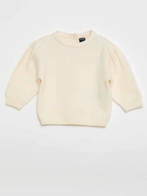 Jersey de punto con cuello desmontable - Kiabi