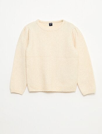 Jersey de punto con cuello desmontable