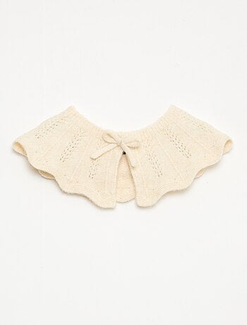 Jersey de punto con cuello desmontable
