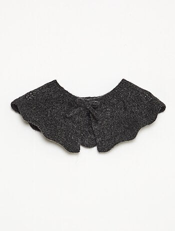 Jersey de punto con cuello desmontable