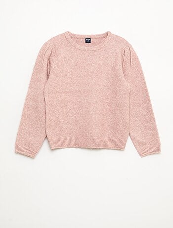 Jersey de punto con cuello desmontable