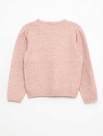 Jersey de punto con cuello desmontable