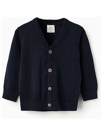 Jersey de punto con cuello en v