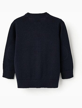 Jersey de punto con cuello en v