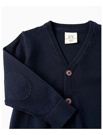 Jersey de punto con cuello en v