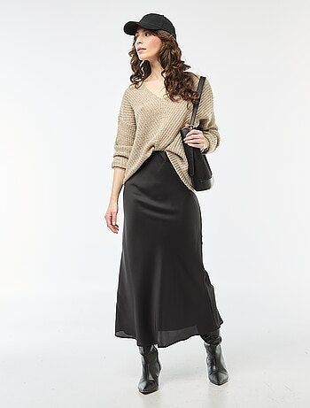 Jersey de punto con cuello en V 'JDY'
