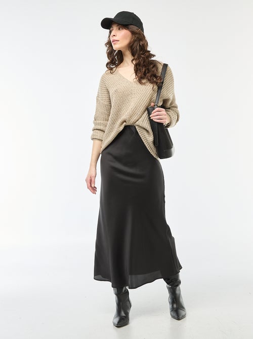 Jersey de punto con cuello en V 'JDY' - Kiabi