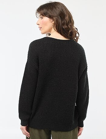 Jersey de punto con cuello en V 'JDY'