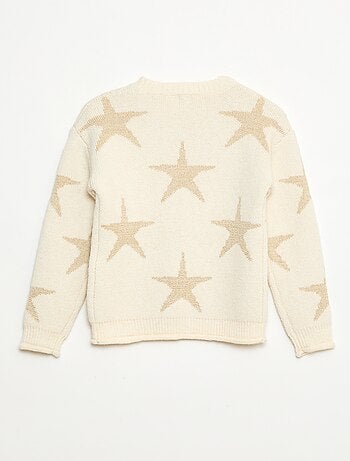 Jersey de punto con cuello redondo